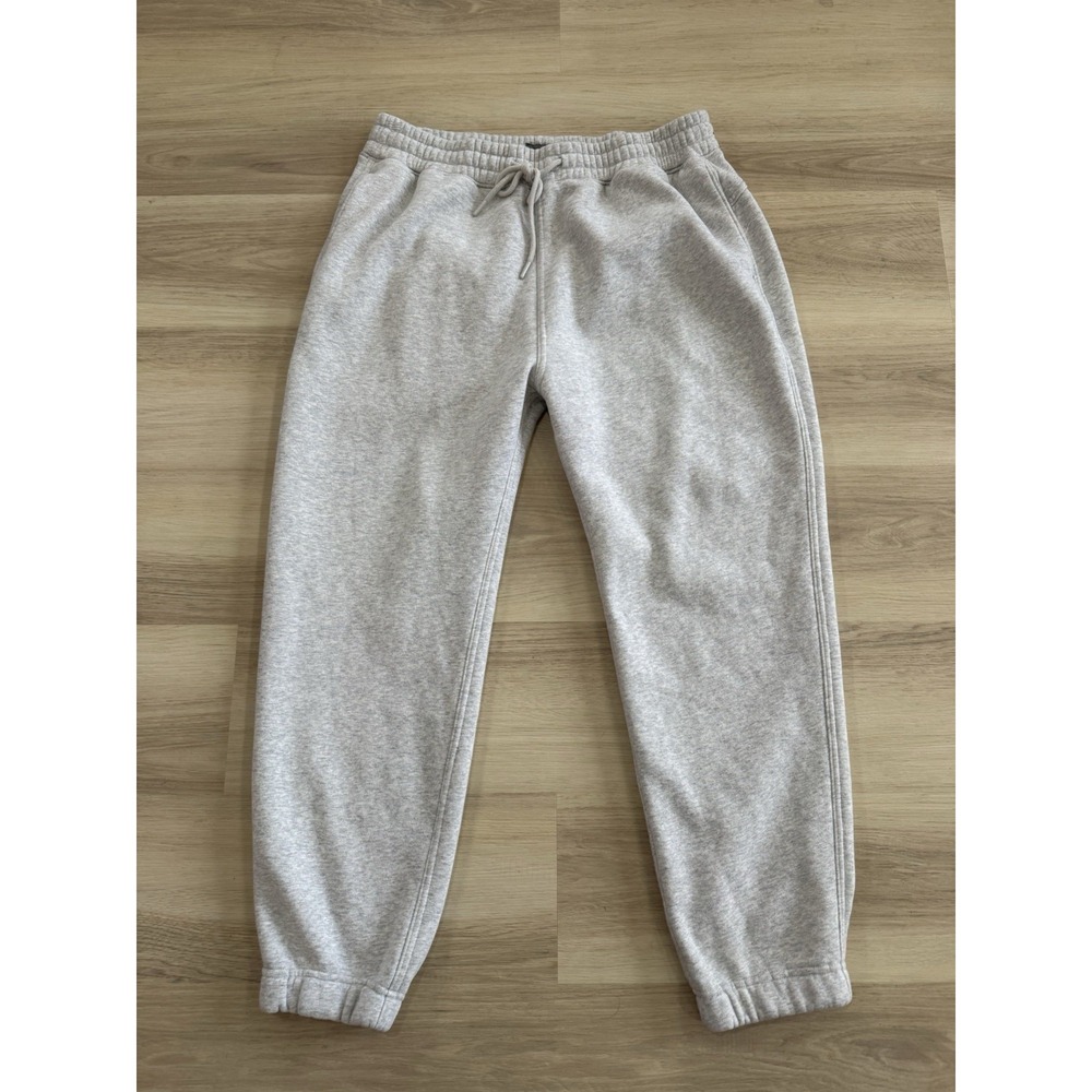 Abercrombie & Fitch Soft A&F Essentials Sweatpant Joggers Mens Size L Light Grey